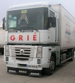 camion de déménagement Grié